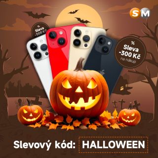 🎃 Děsivá sleva na Halloween! 🎃 📣 Ušetřete 300 Kč na svůj nový iPhone se slevovým kódem "HALLOWEEN"! Ale pozor, tahle...